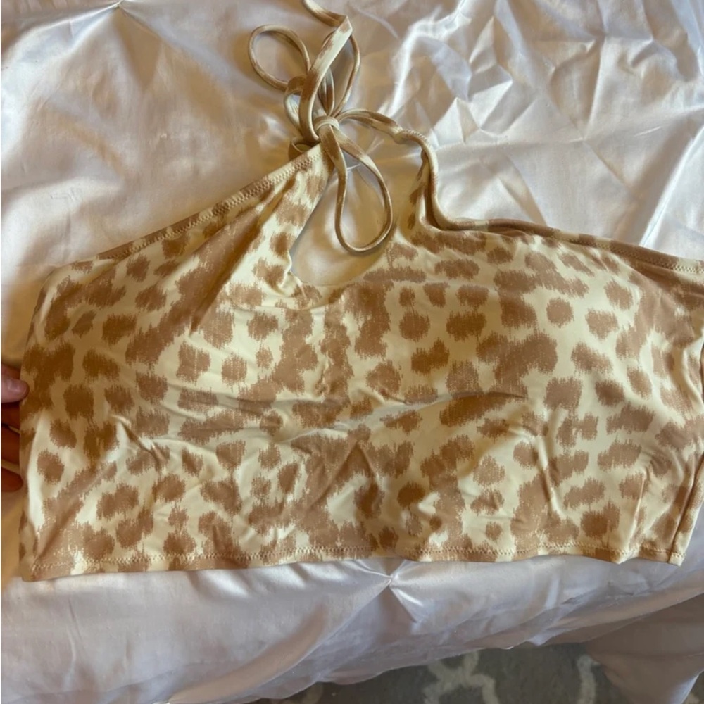 Aerie Cheetah Print Bikini Top